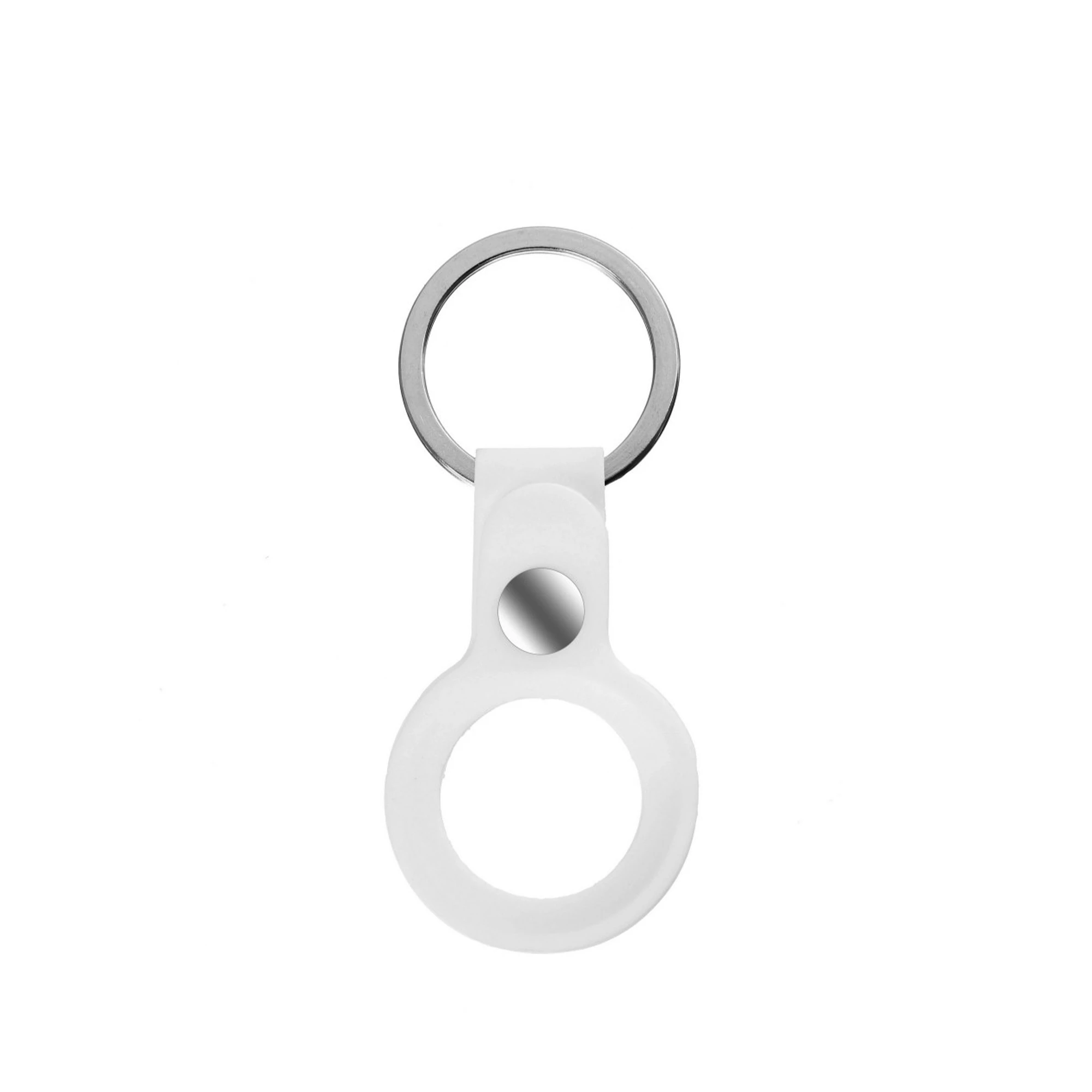 AirTag Silicone Key Ring Lux Copy White