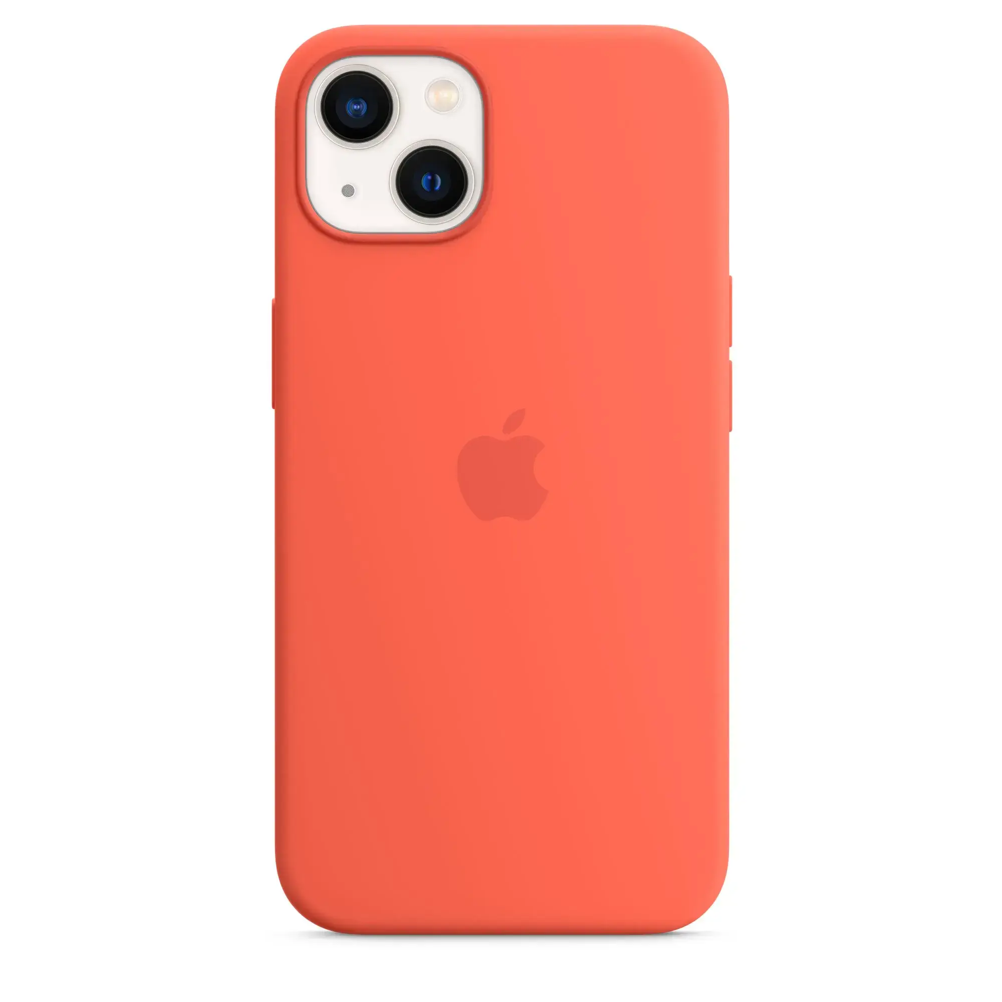 Купить Чехол Apple iPhone 13 Silicone Case with MagSafe Nectarine (MN643) Lux Copy выгодно в