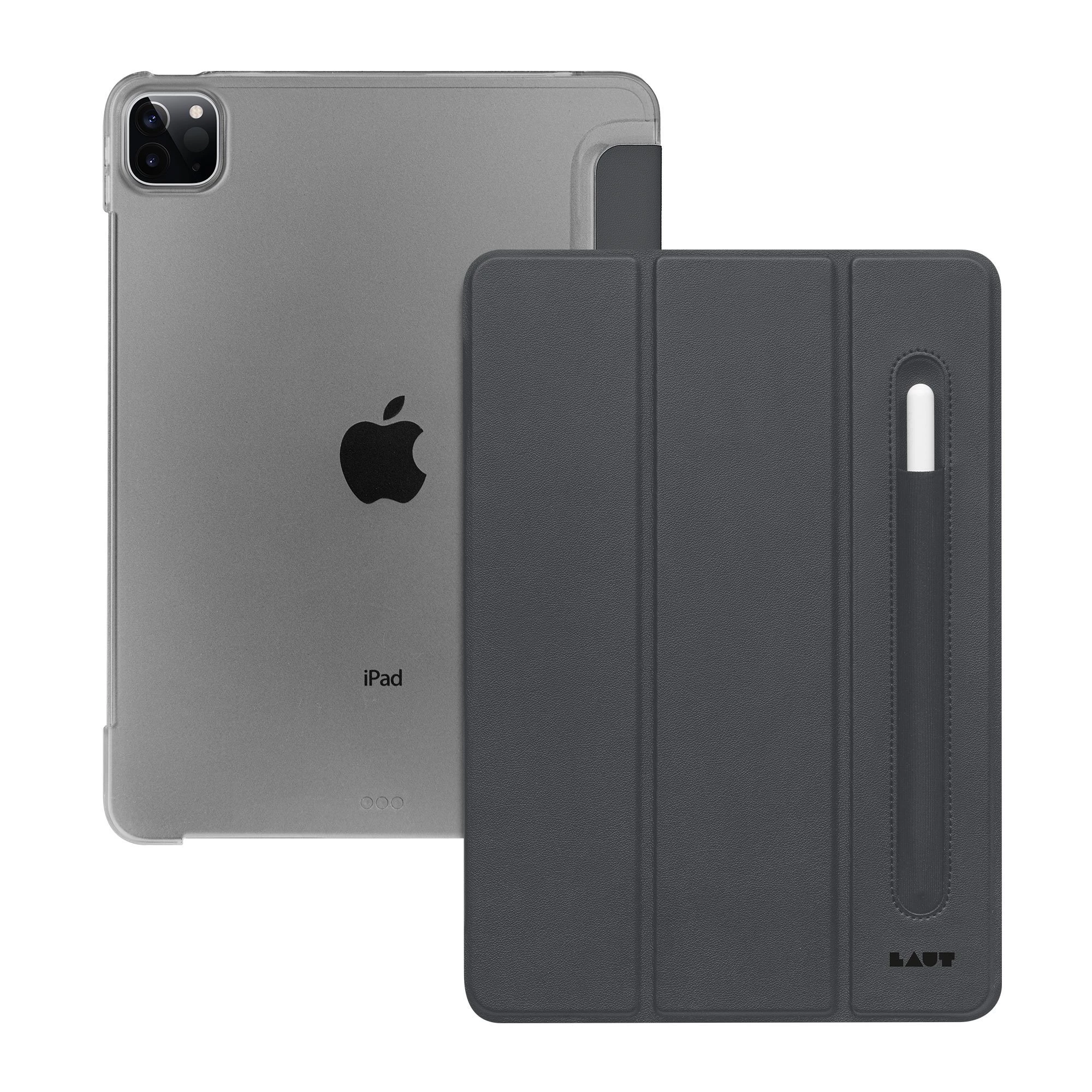 Чохол-книжка LAUT HUEX FOLIO case for iPad Pro 11-inch (2022/2021/2020/2018) / iPad Air 10.9-inch (2022 / 2020) - Fog Grey (L_IPP21S_HP_FG)