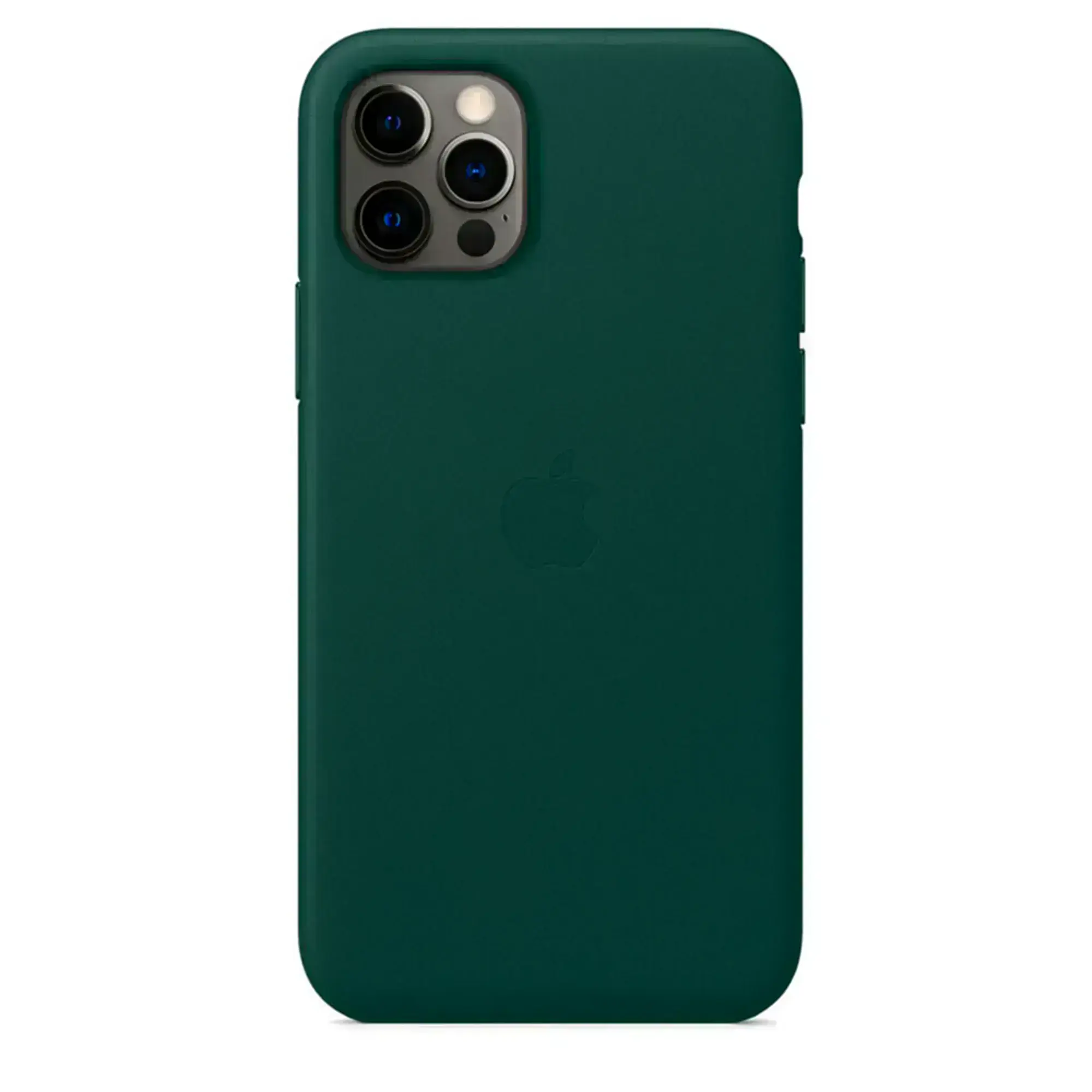Купить Apple iPhone 12 Pro Max Leather Case with MagSafe Lux Copy Forest Green выгодно в Киеве