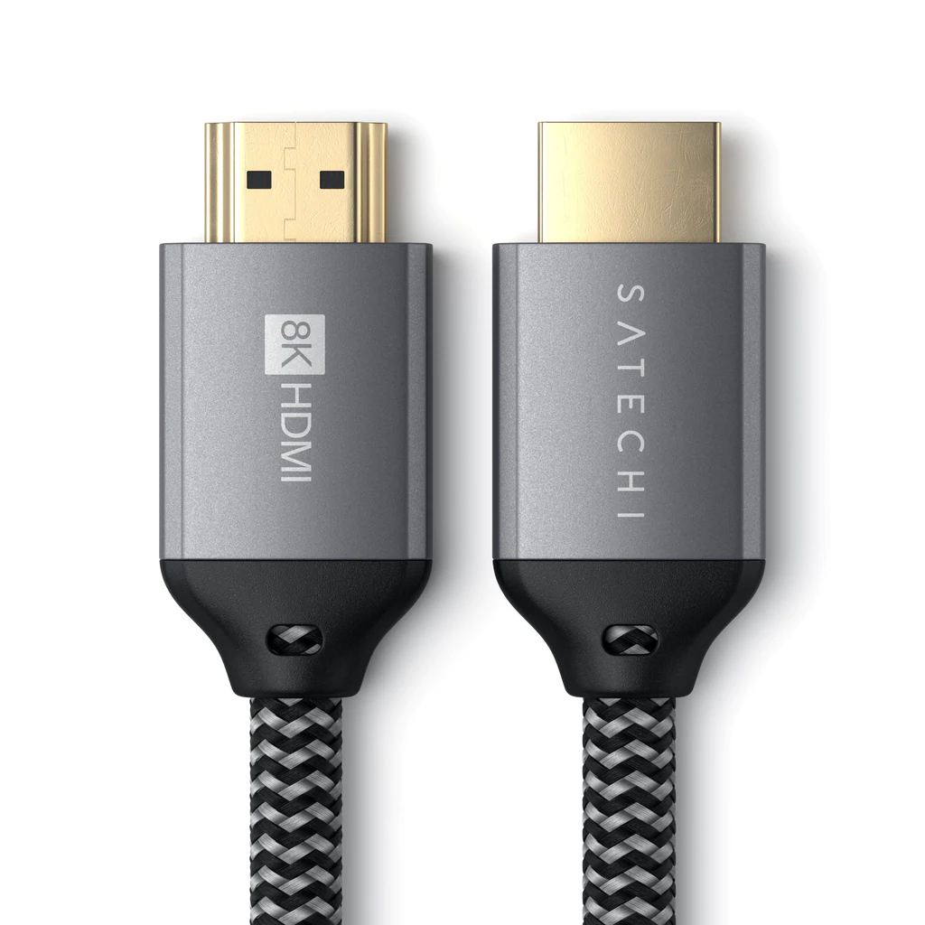 Satechi 8K HDMI Ultra High Speed Cable Space Gray (ST-8KHC2MM)