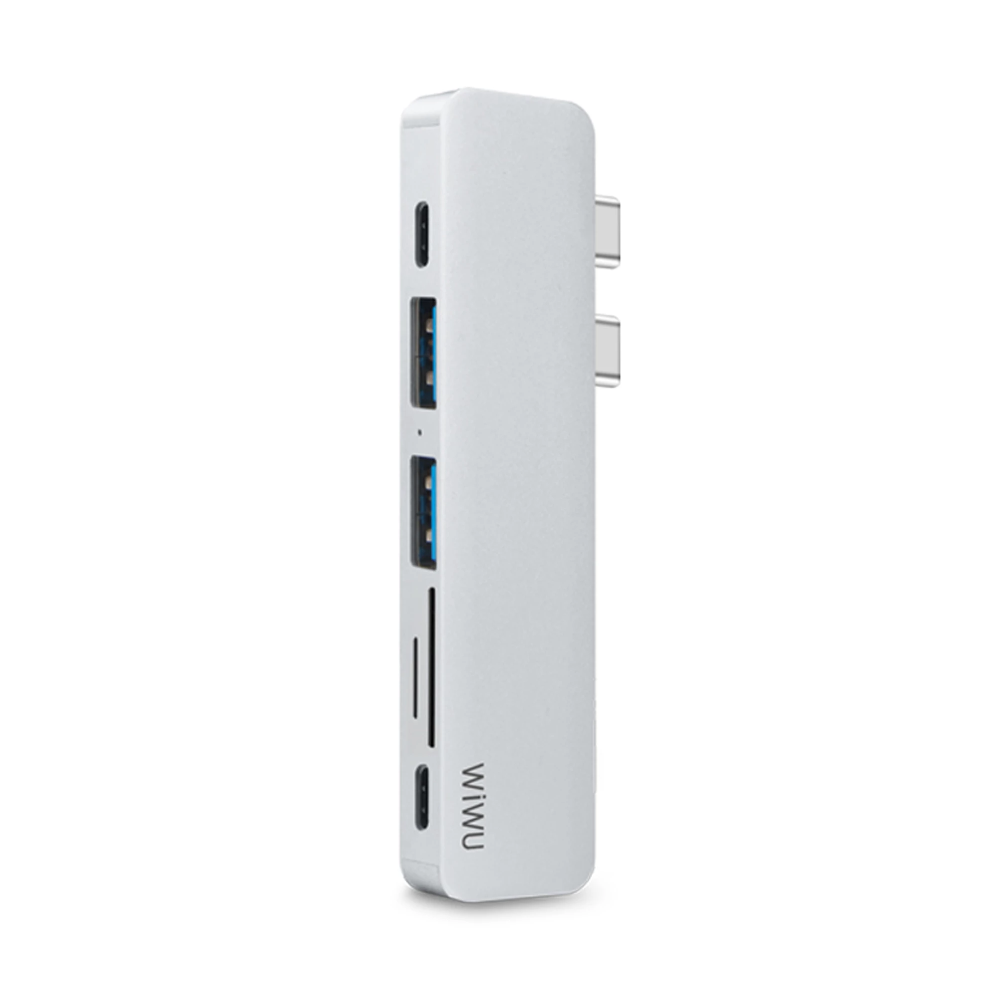 WiWU T8 7 in 1 USB-C Hub Silver