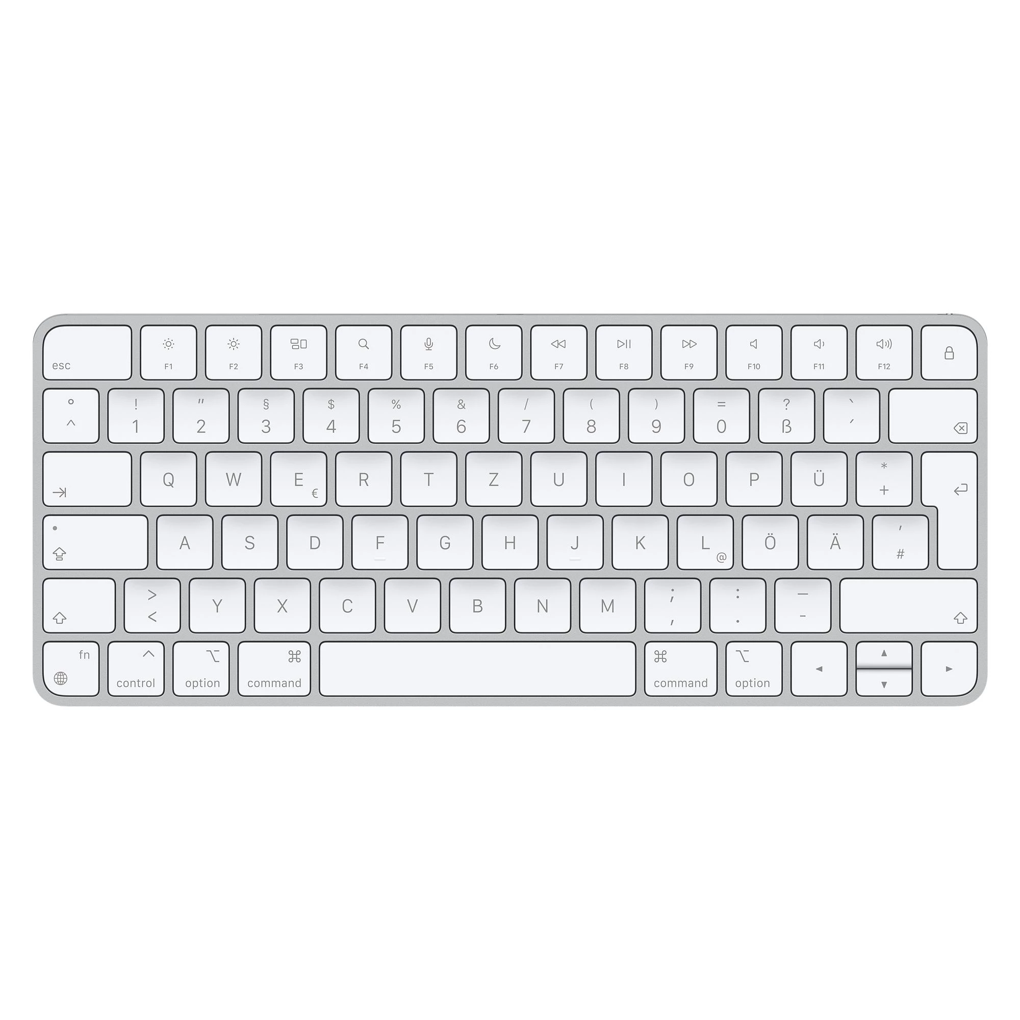 Купить Apple Magic Keyboard 2021 (MK2A3D/A) | немецкая раскладка выгодно в  Киеве | цена и обзор в интернет магазине NewTime