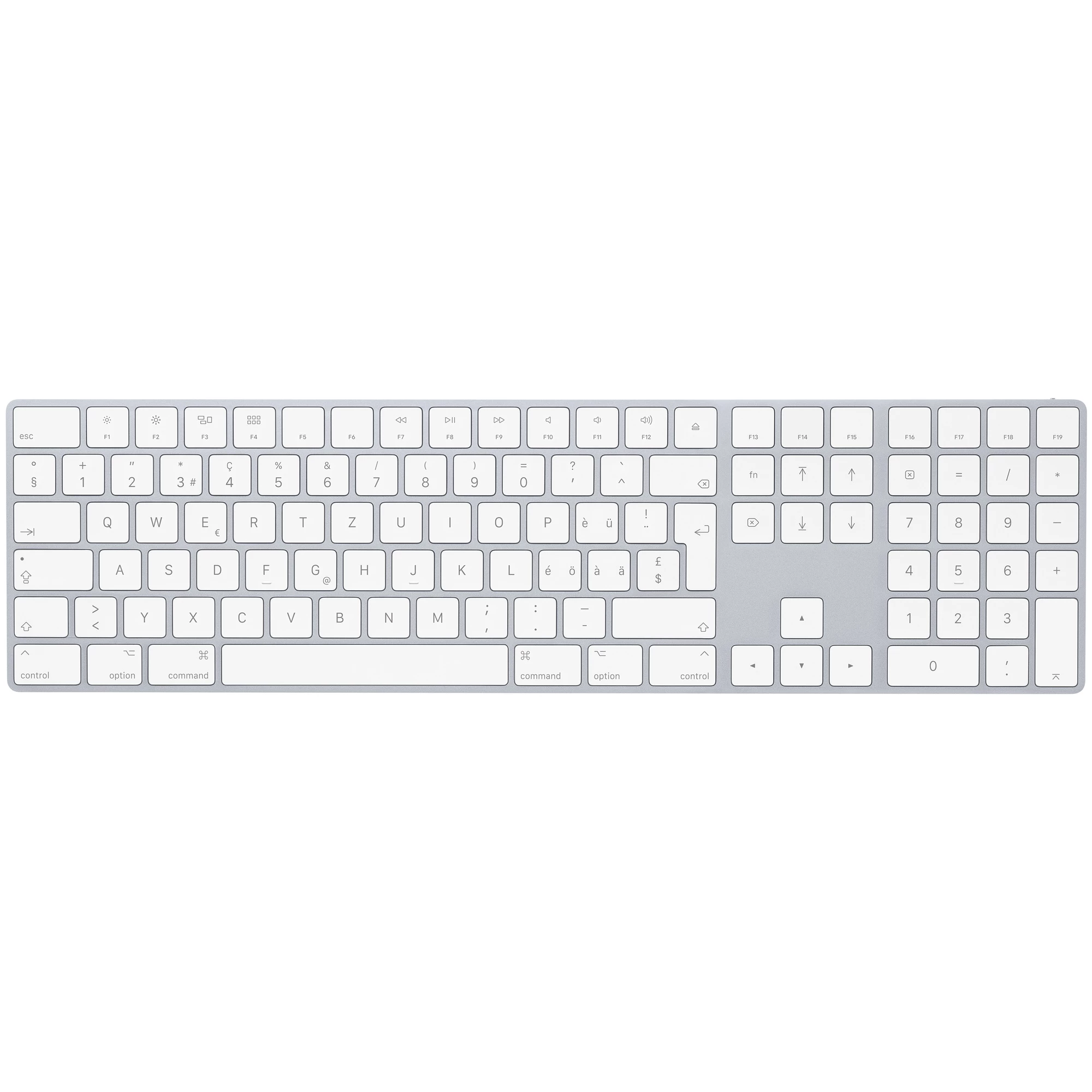 Apple Magic Keyboard with Numeric Keypad - Swiss (MQ052SM/A) | швейцарская раскладка