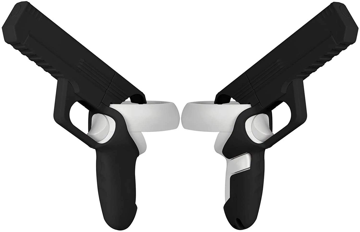 Игровой пистолет Eyglo VR для ручек сенсорного контроллера Oculus Quest 2 - Black