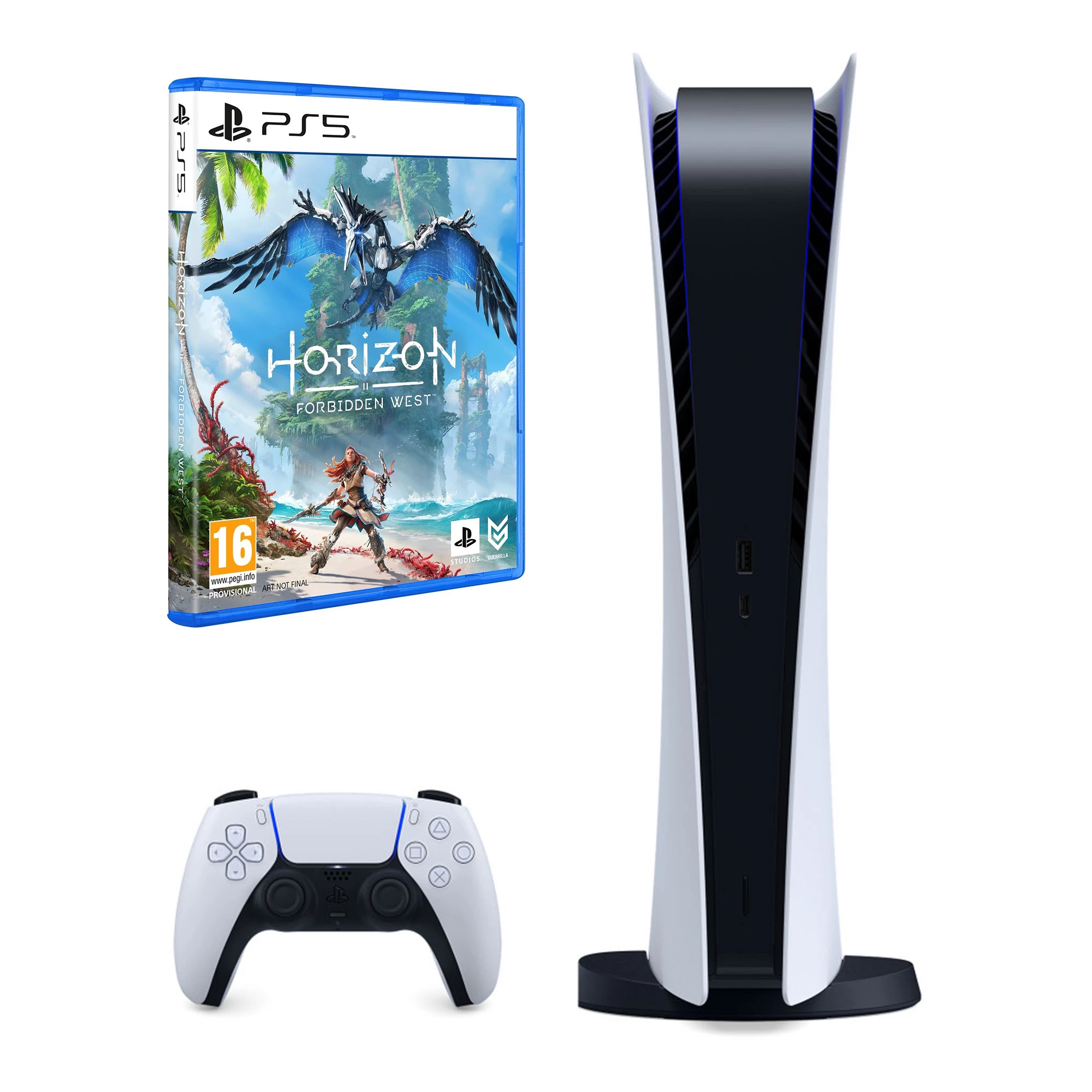 Fingerhut - Sony PlayStation 5 Console Bundle with Horizon