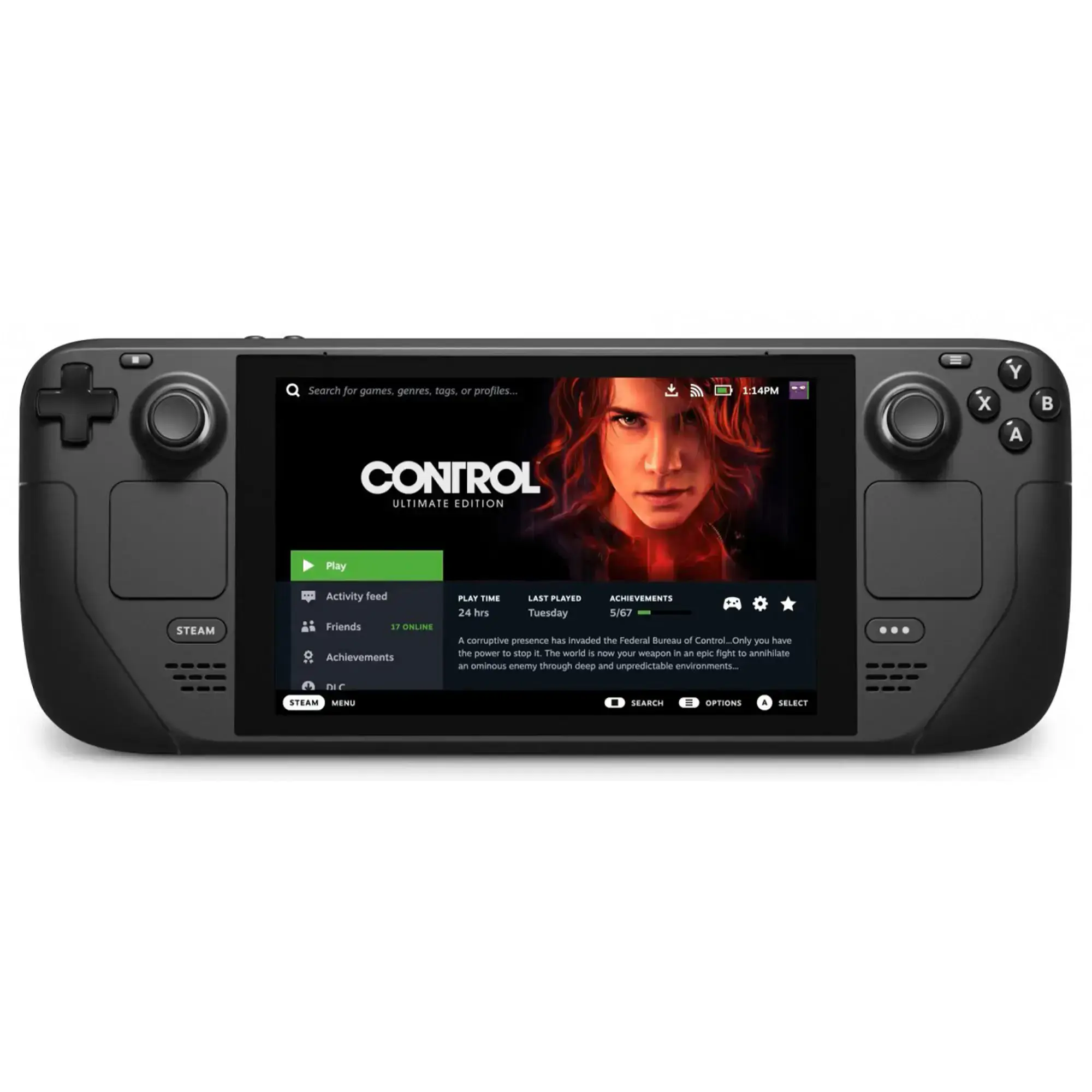 Купить Портативная игровая приставка Valve Steam Deck LCD 64GB выгодно ...