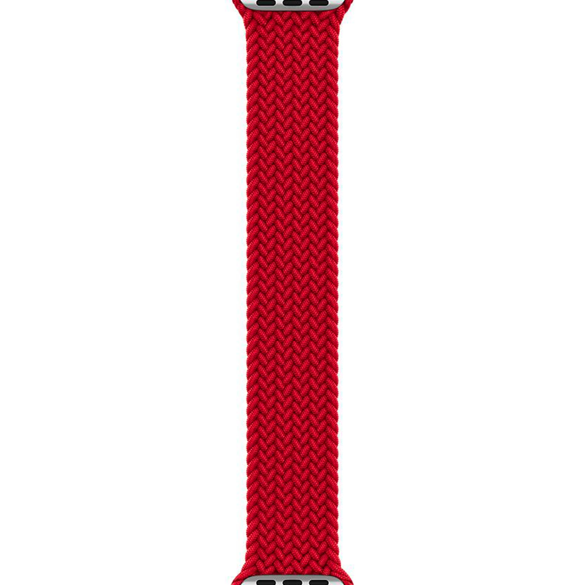 Ремешок Apple Product Red Braided Solo Loop - Size 9 для Apple Watch 38/40mm (MY7P2)