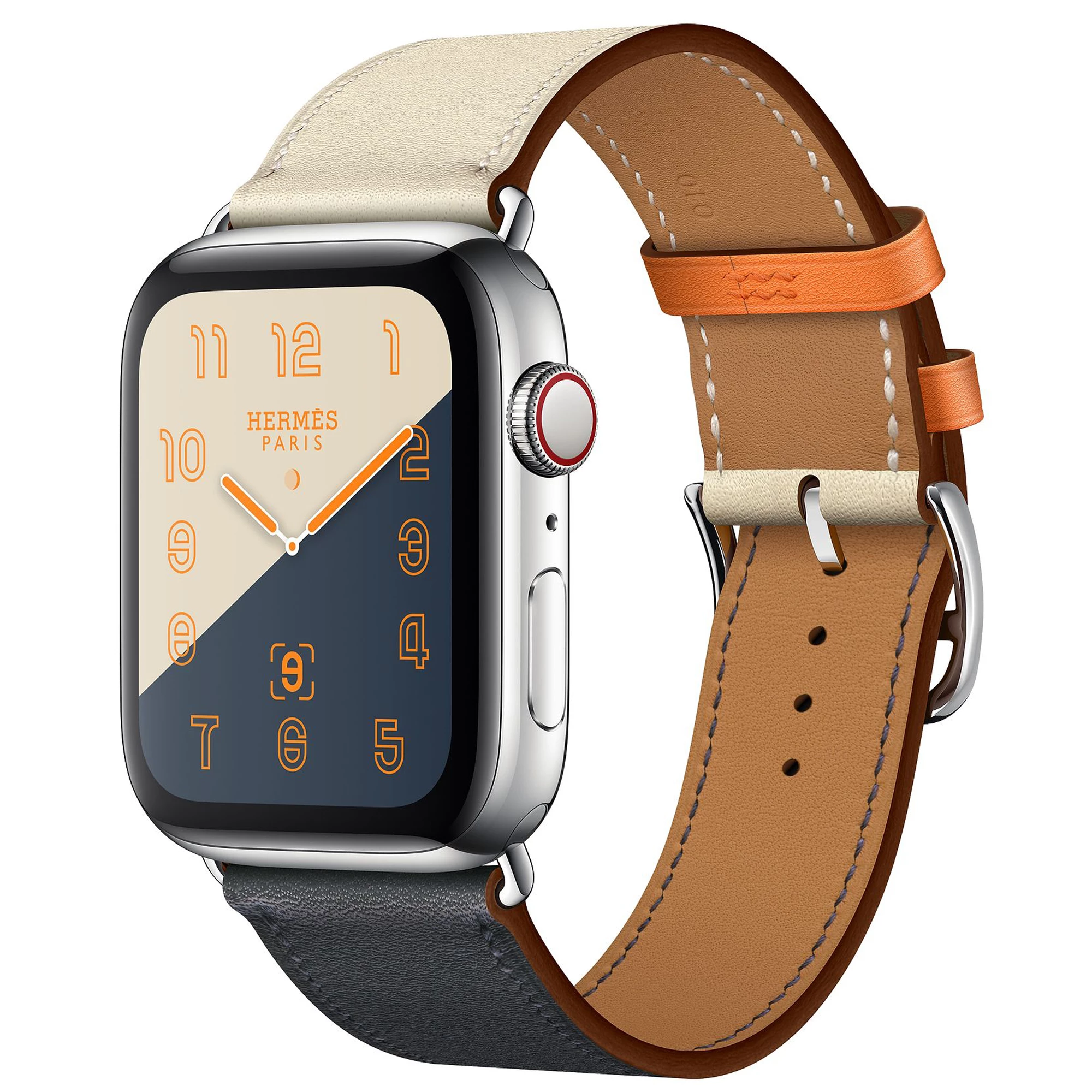 Apple Watch HERMES レザー ネイビー #615 レザーベルト | abcfc.com.br