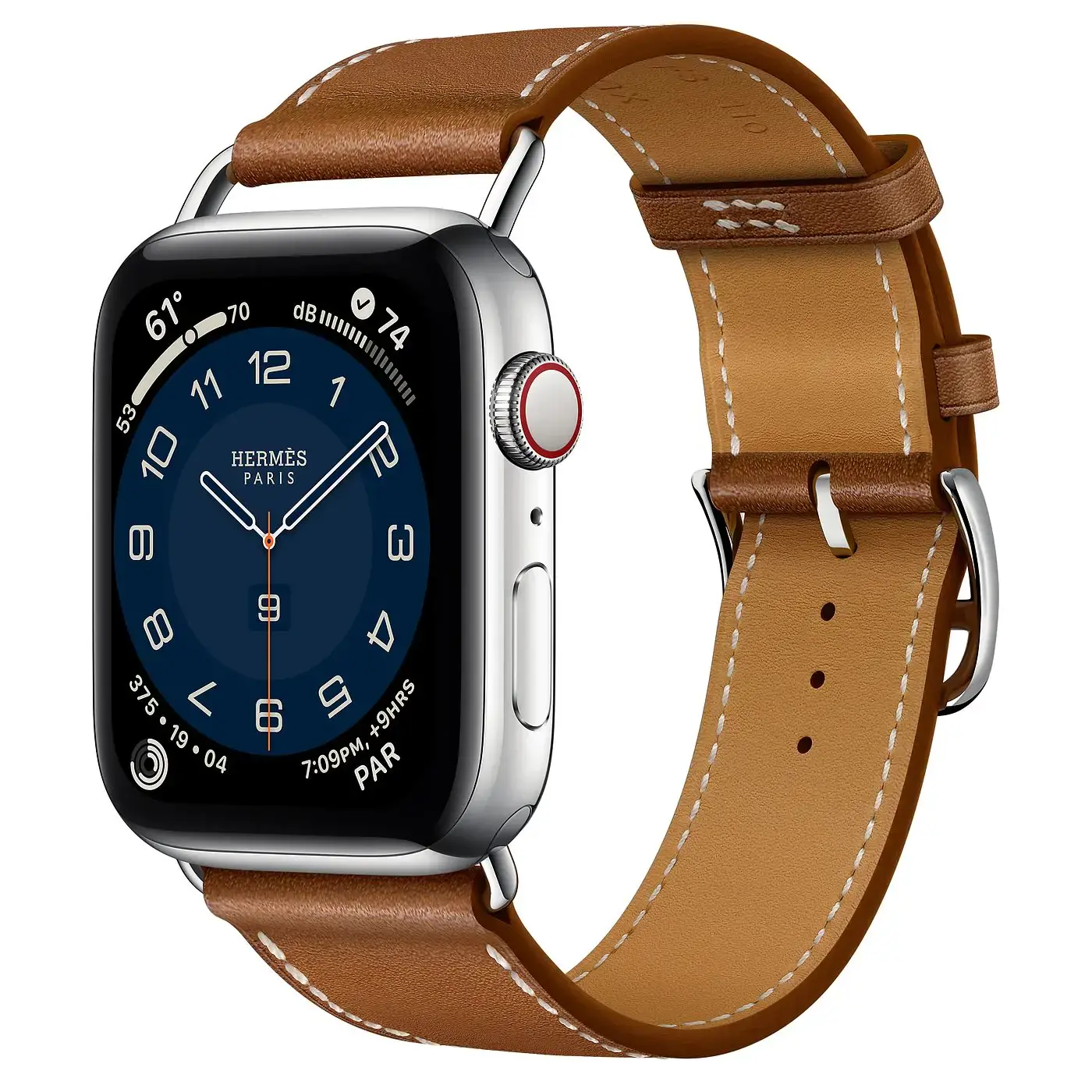 Купить Apple Watch Hermes Series 6 GPS + Cellular 44mm Silver Stainless  Steel with Fauve Barénia Leather Attelage Single Tour (MG3G3 + H078800CJ34)  выгодно в Киеве | цена и обзор в интернет магазине NewTime