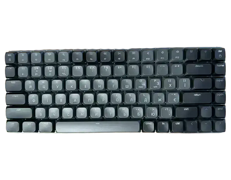 Гравировка кириллицы на клавиатуре Satechi — фото 2