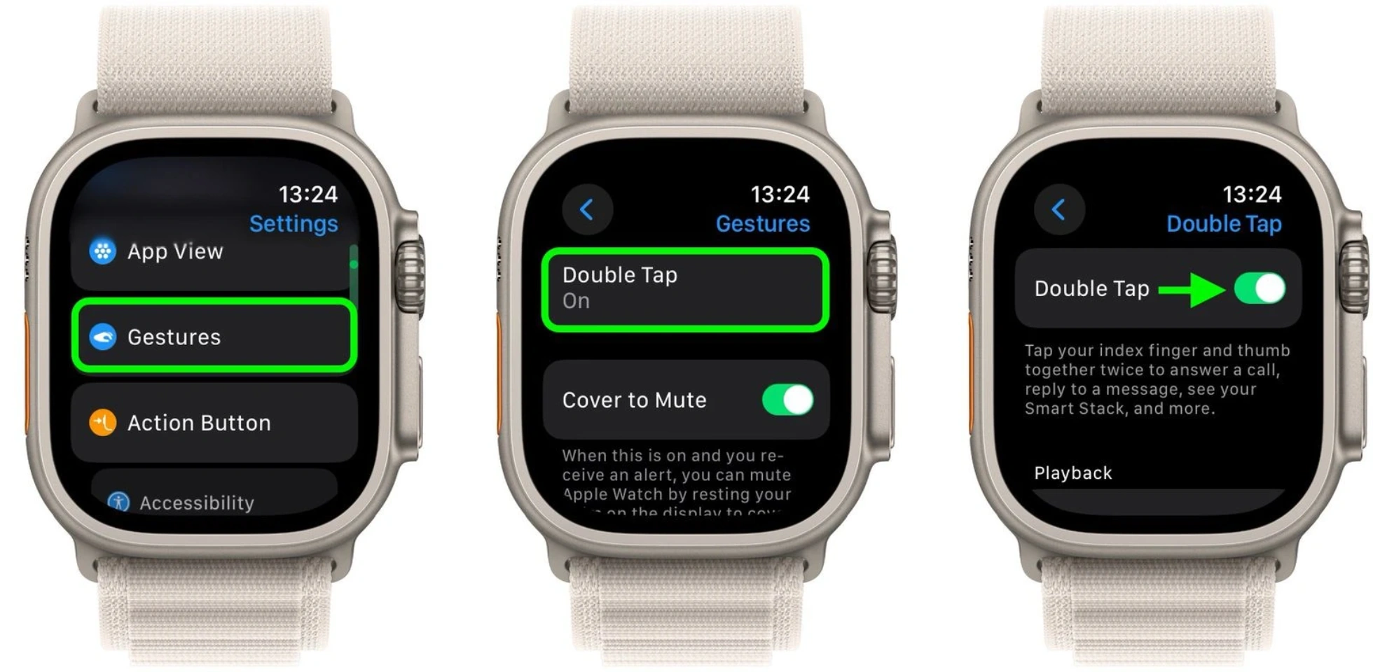 Double Tap на Apple Watch: как работает и настраивается функция 