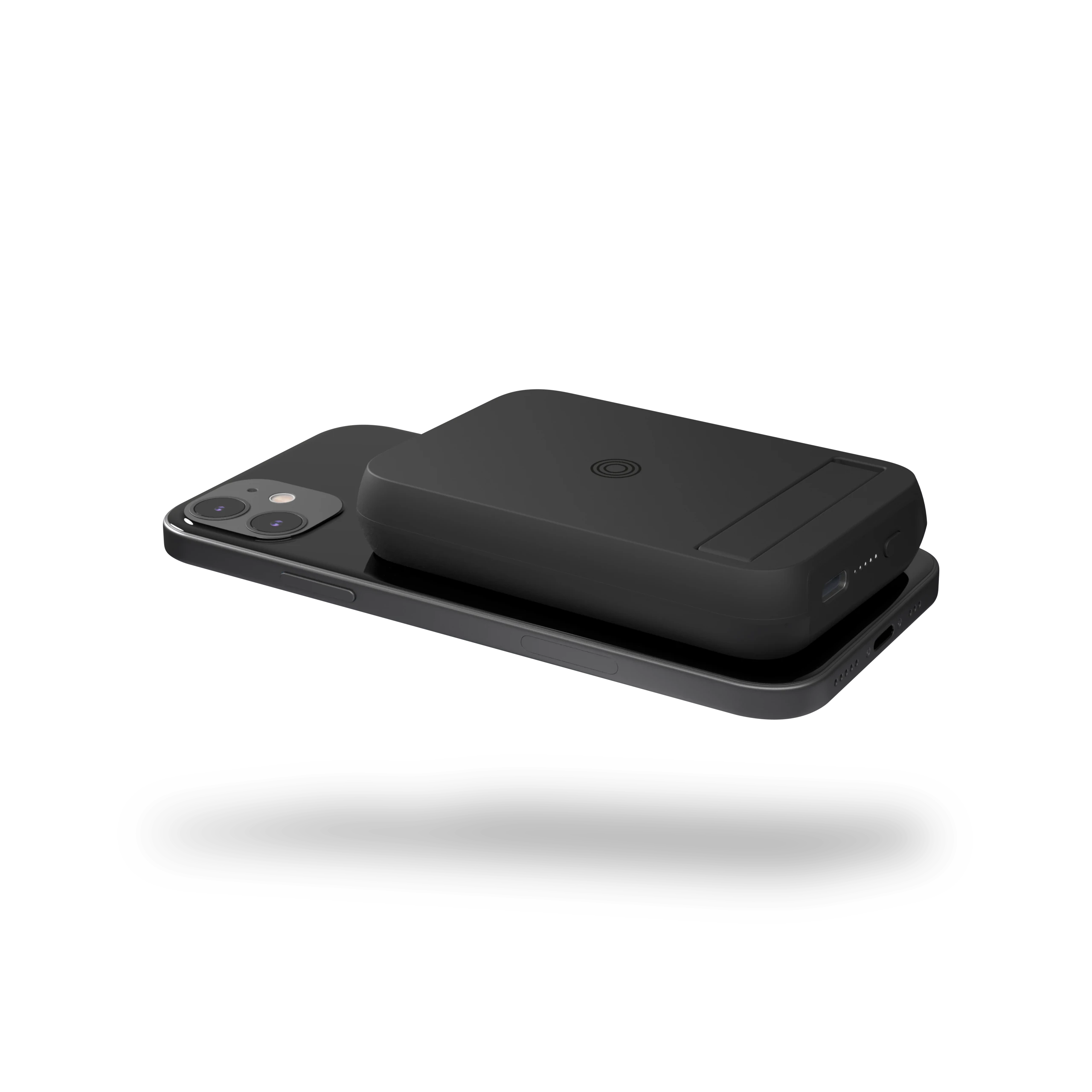 Zens Magnetic Single Powerbank with Stand 4000 mAh Black