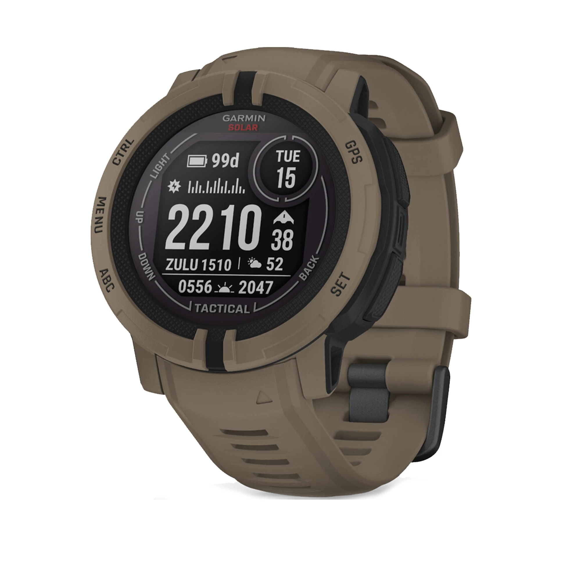 Смарт-часы Garmin Instinct 2 Solar - Tactical Edition Coyote Tan (010-02627-04/14)