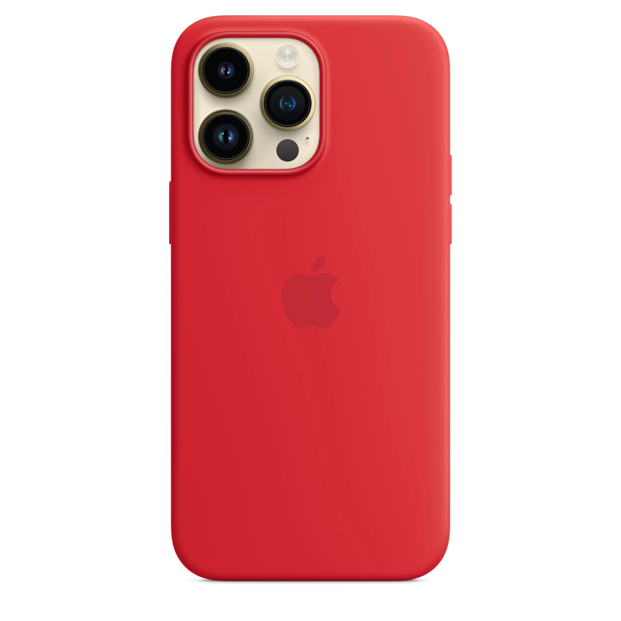 Чехол Apple iPhone 14 Pro Max Silicone Case with Animation & MagSafe (1:1 original) - (Product) Red