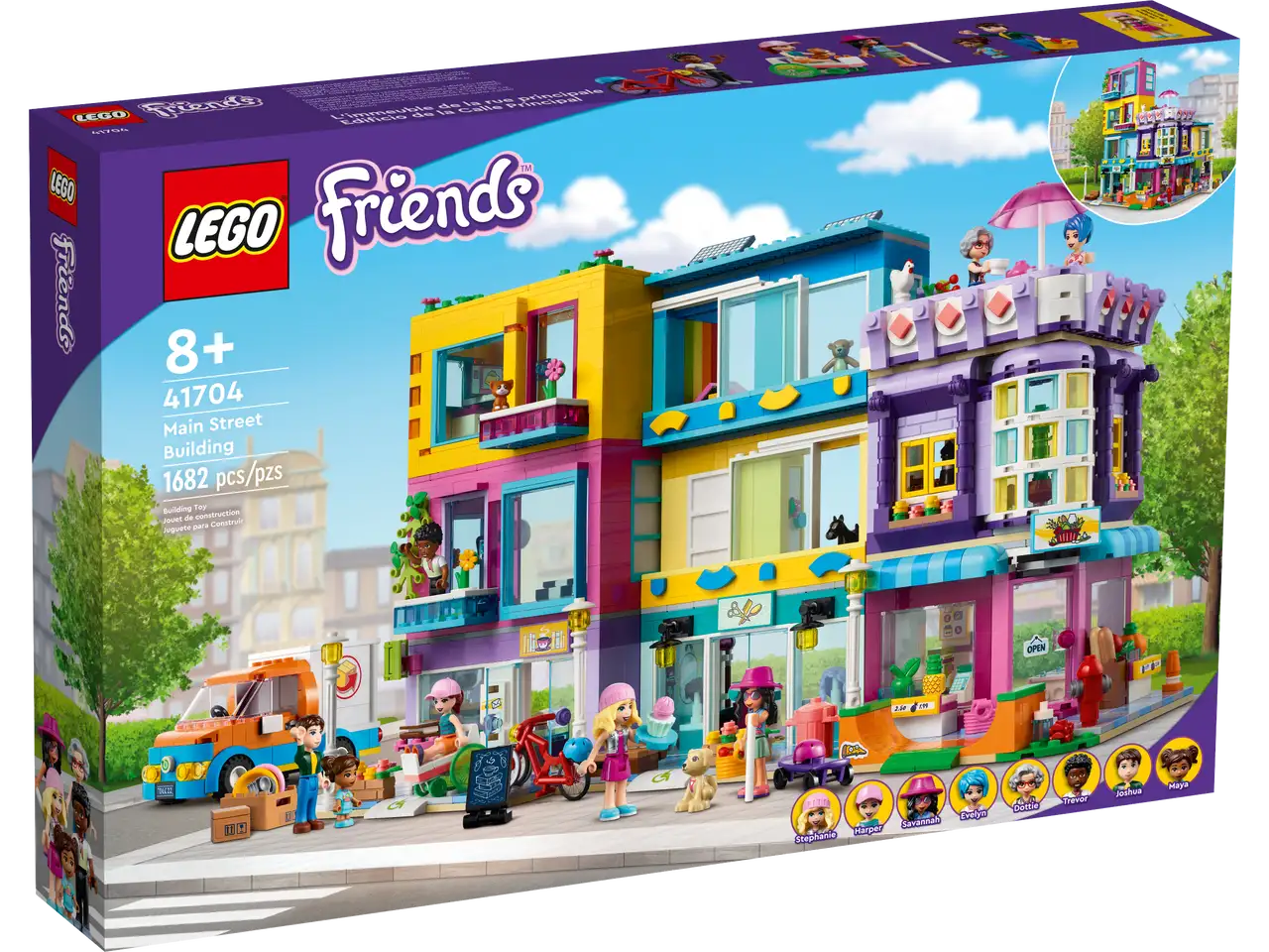 Купить Блочный конструктор LEGO Friends Большой дом на главной улице  (41704) выгодно в Киеве | цена и обзор в интернет магазине NewTime