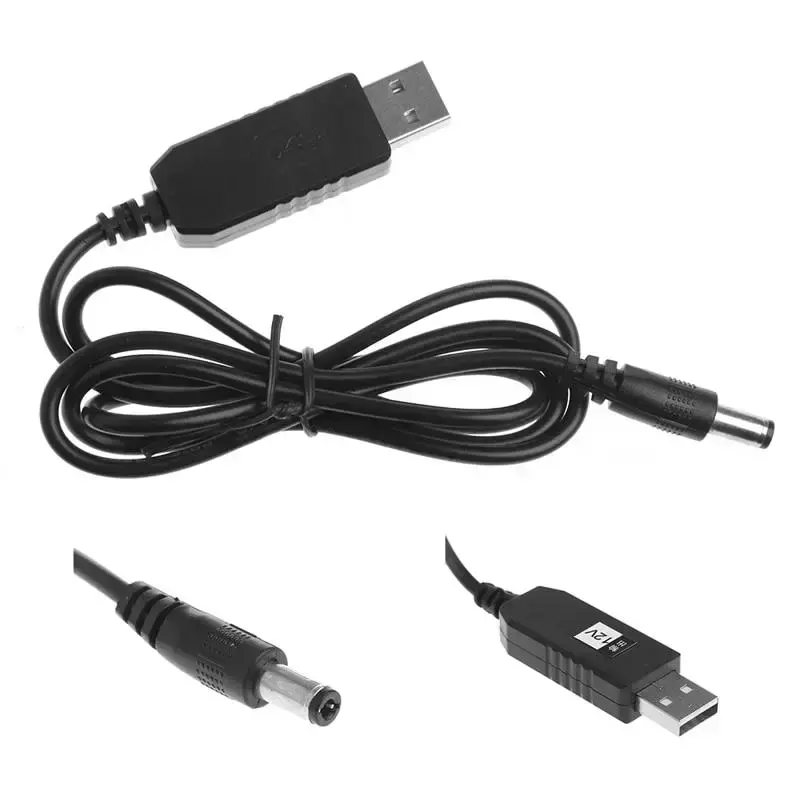Купить Кабель питания Wi-Fi роутера от PowerBank 5.5x2.1 мм USB to DC ...