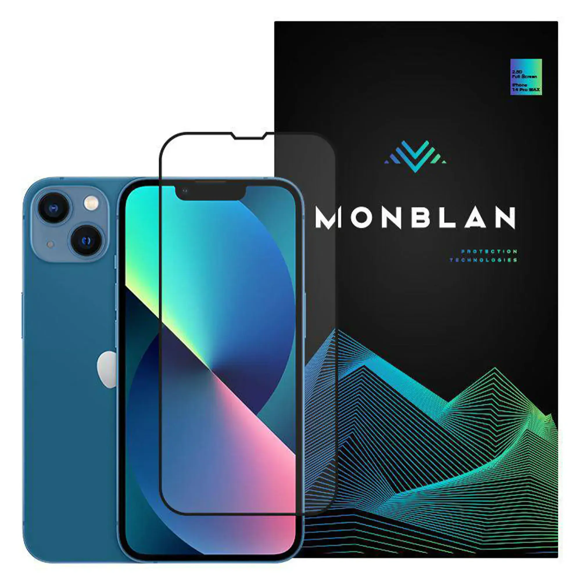 Купить Защитное стекло Monblan Anti Static для iPhone 13 mini - Black ...