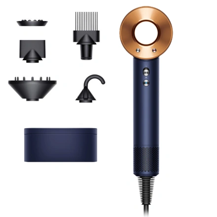 Фен для волосся Dyson Supersonic HD07 Special Gift Edition Prussian Blue/Rich Copper (412525-01)