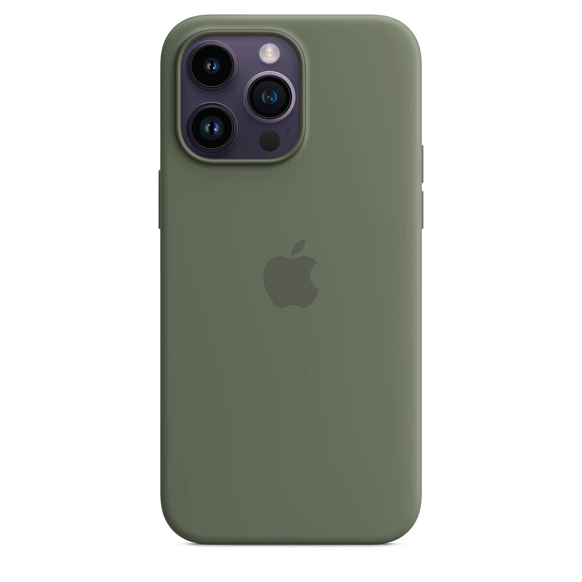 Чехол Apple iPhone 14 Pro Max Silicone Case with MagSafe - Olive (MQUN3)