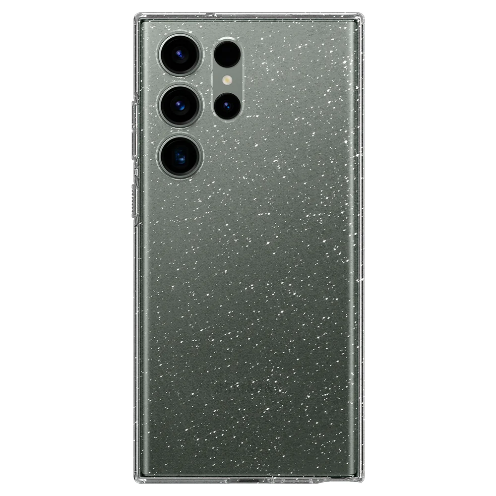 Чехол Spigen Liquid Crystal Glitter для Samsung Galaxy S23 Ultra - Crystal Quartz (ACS05612)