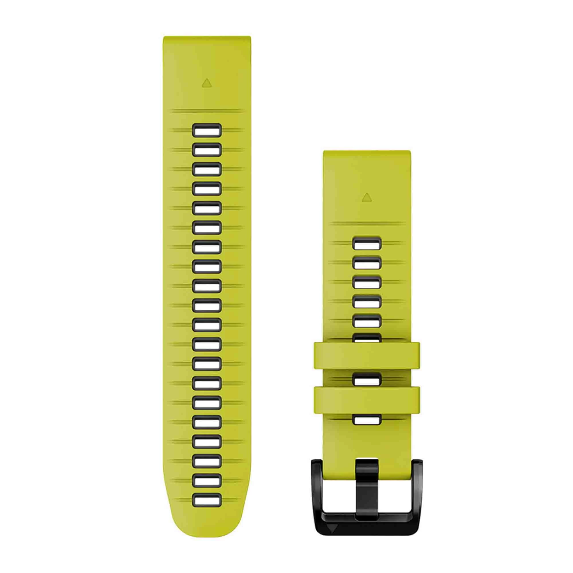 Ремешок Garmin QuickFit 22 Watch Bands Silicone - Electric Lime/Graphite (010-13280-03)