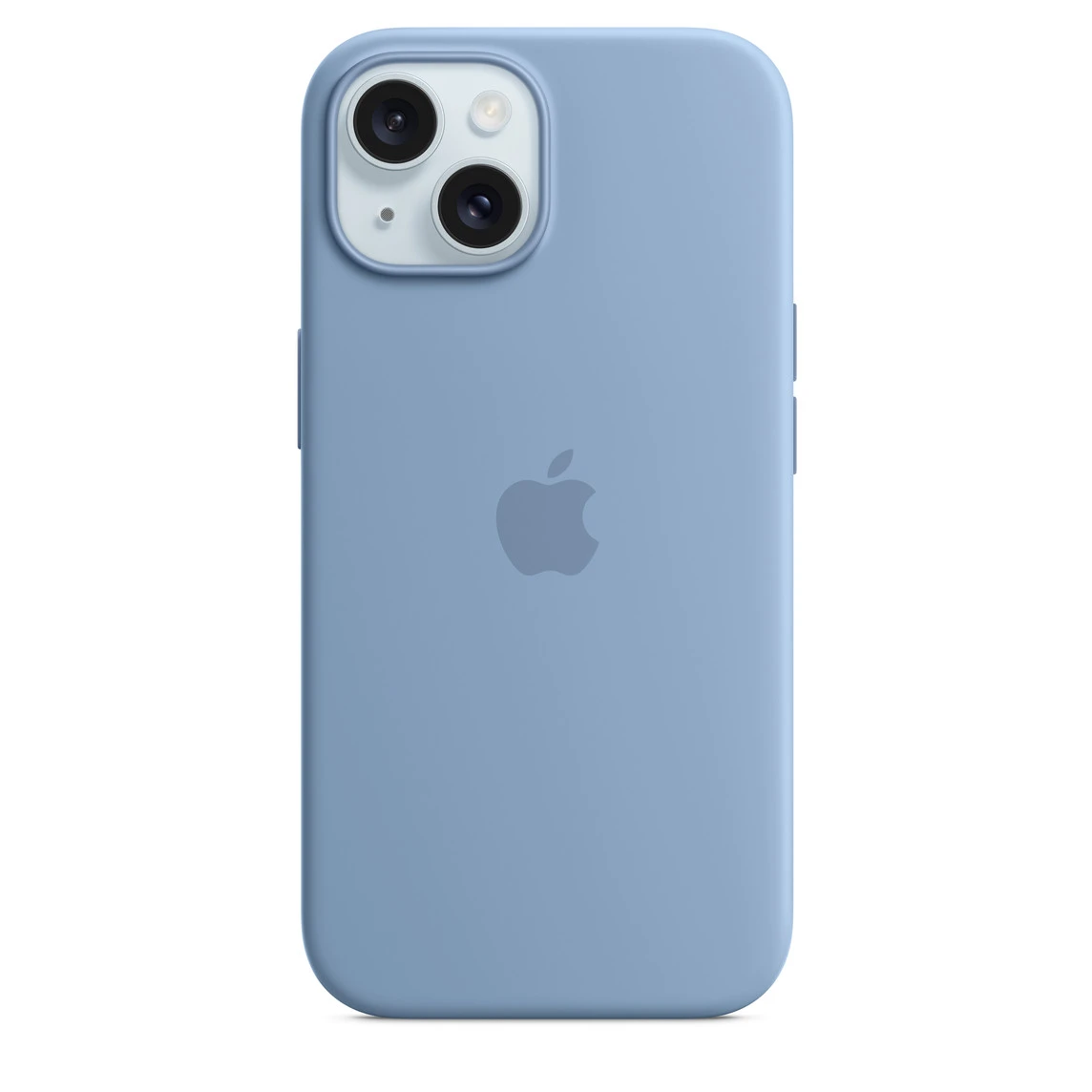 Чохол Apple iPhone 15 Silicone Case with MagSafe Lux Copy - Winter Blue