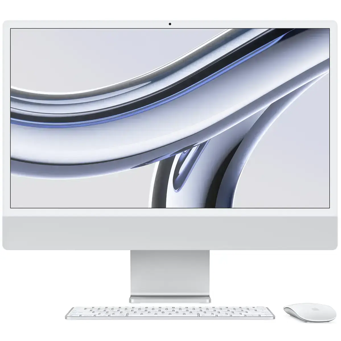Купить Apple iMac 24" M3 10GPU/8GB/256GB Silver 2023 (MQRJ3) выгодно в ...