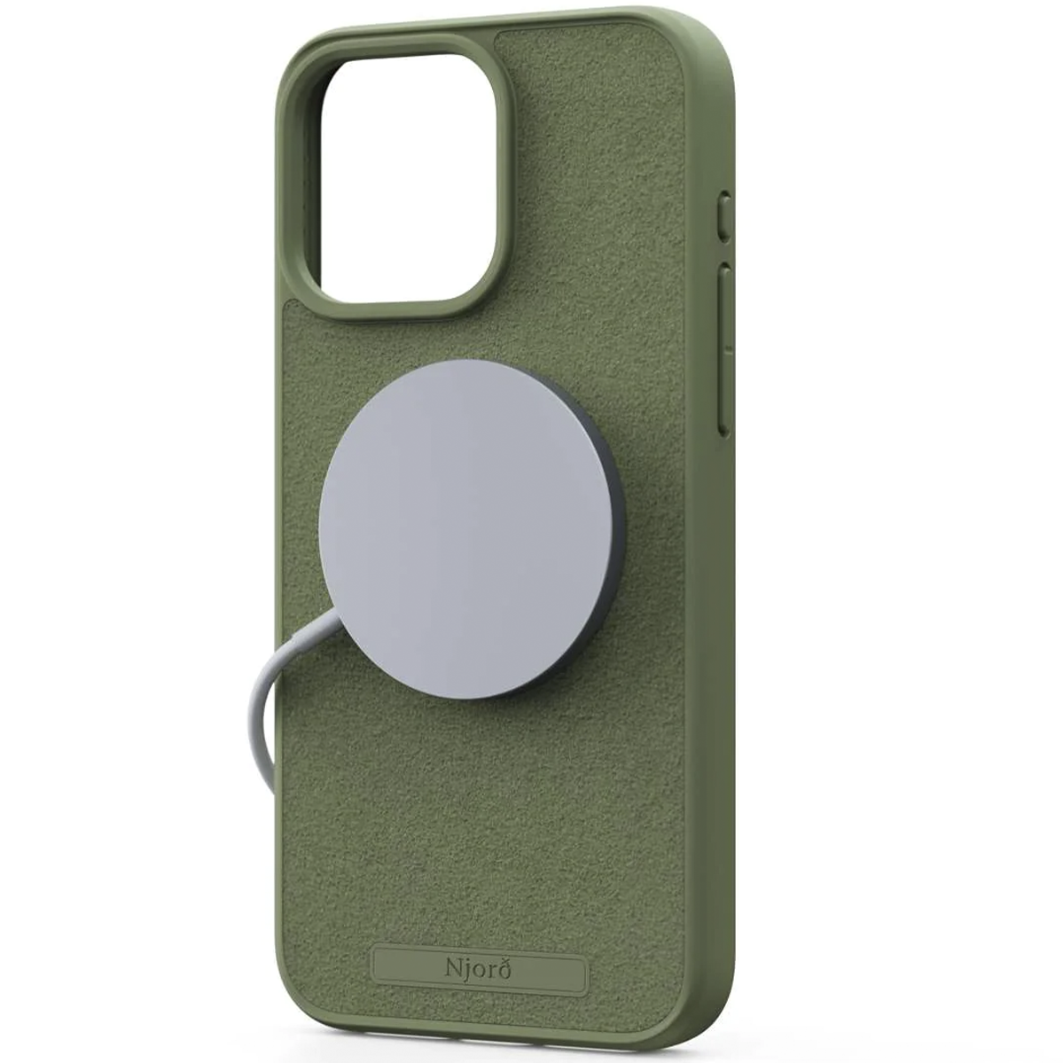 Купить Чехол Njord Suede MagSafe Case for iPhone 15 Pro Max - Olive  (NA54SU06) выгодно в Киеве | цена и обзор в интернет магазине NewTime