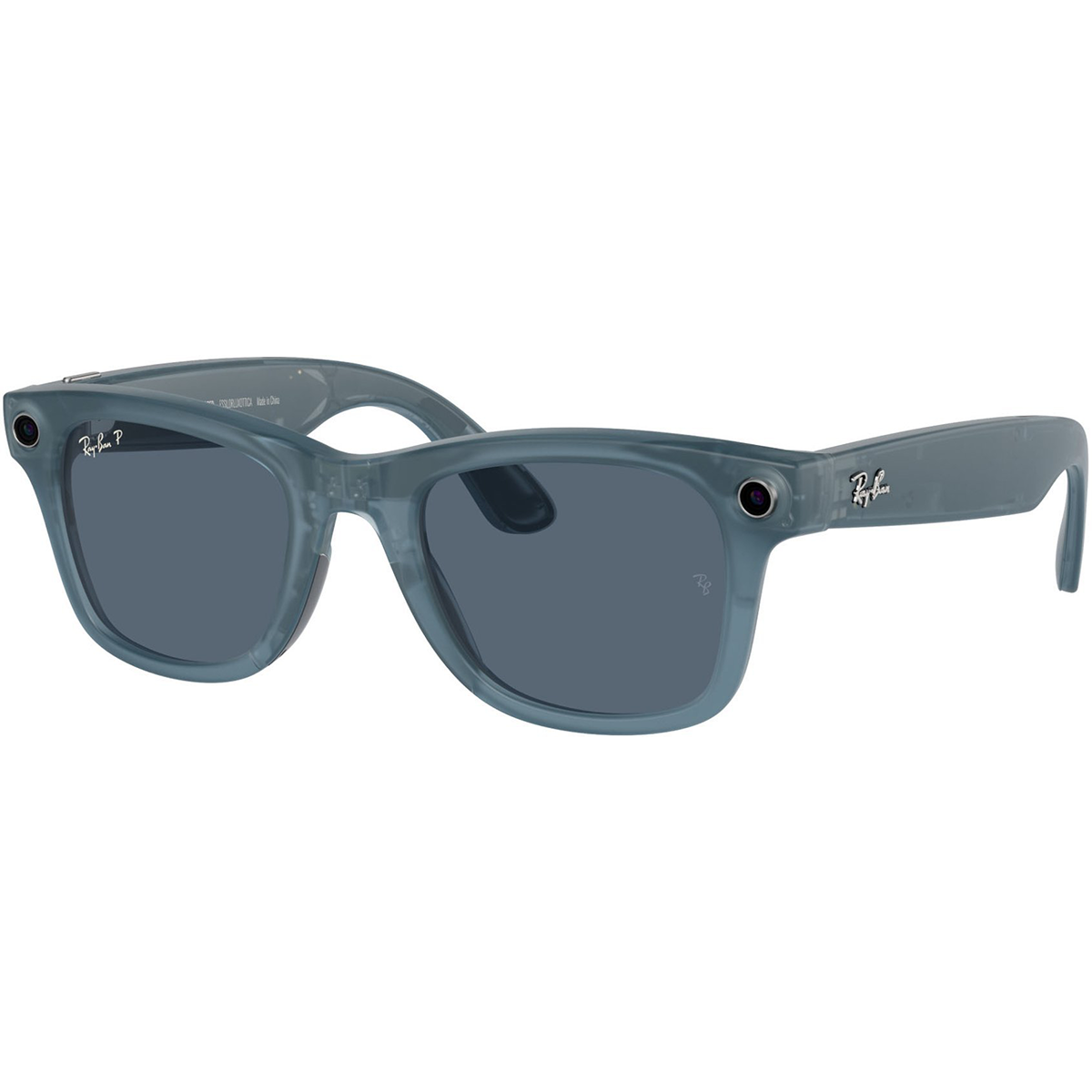 Смарт-окуляри Ray-Ban | Meta Wayfarer Standard - Matte Jeans Transparent / Dusty Blue (RW4006 601/SB 50-22)