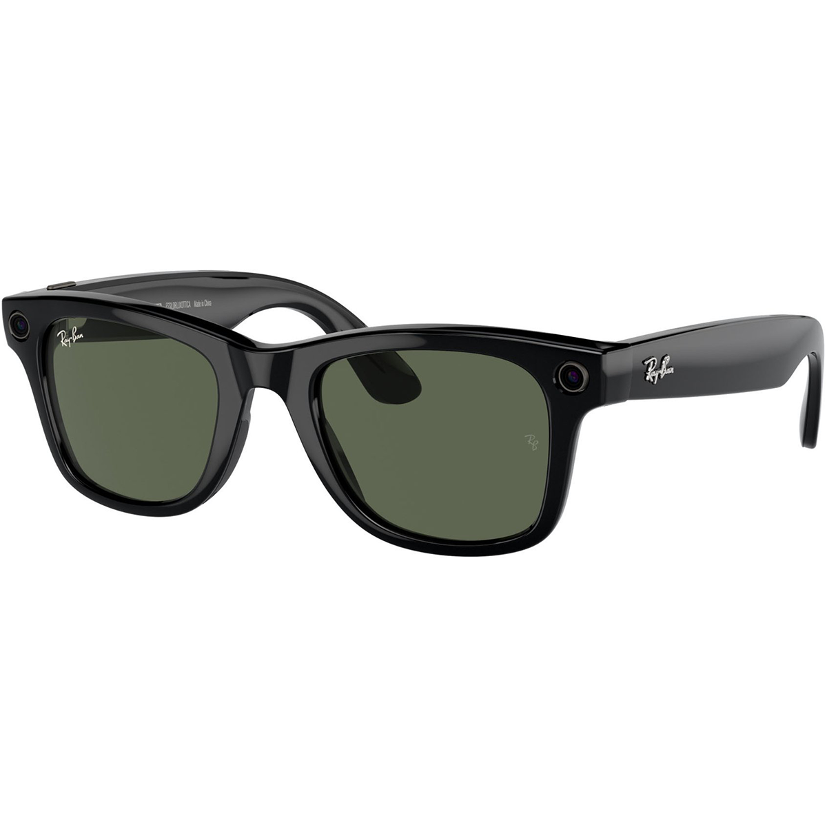 Смарт-окуляри Ray-Ban | Meta Wayfarer Standard - Shiny Black / G-15 Green (RW4006 601/71 50-22)