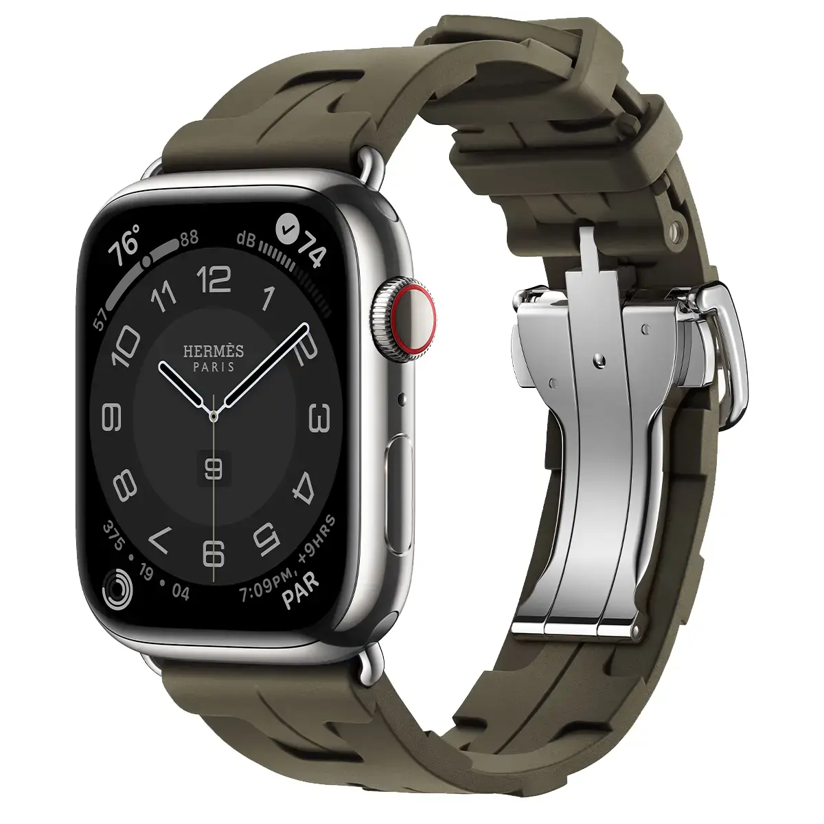 Купити Apple Watch Hermès Series 9 GPS + Cellular 45mm Silver 