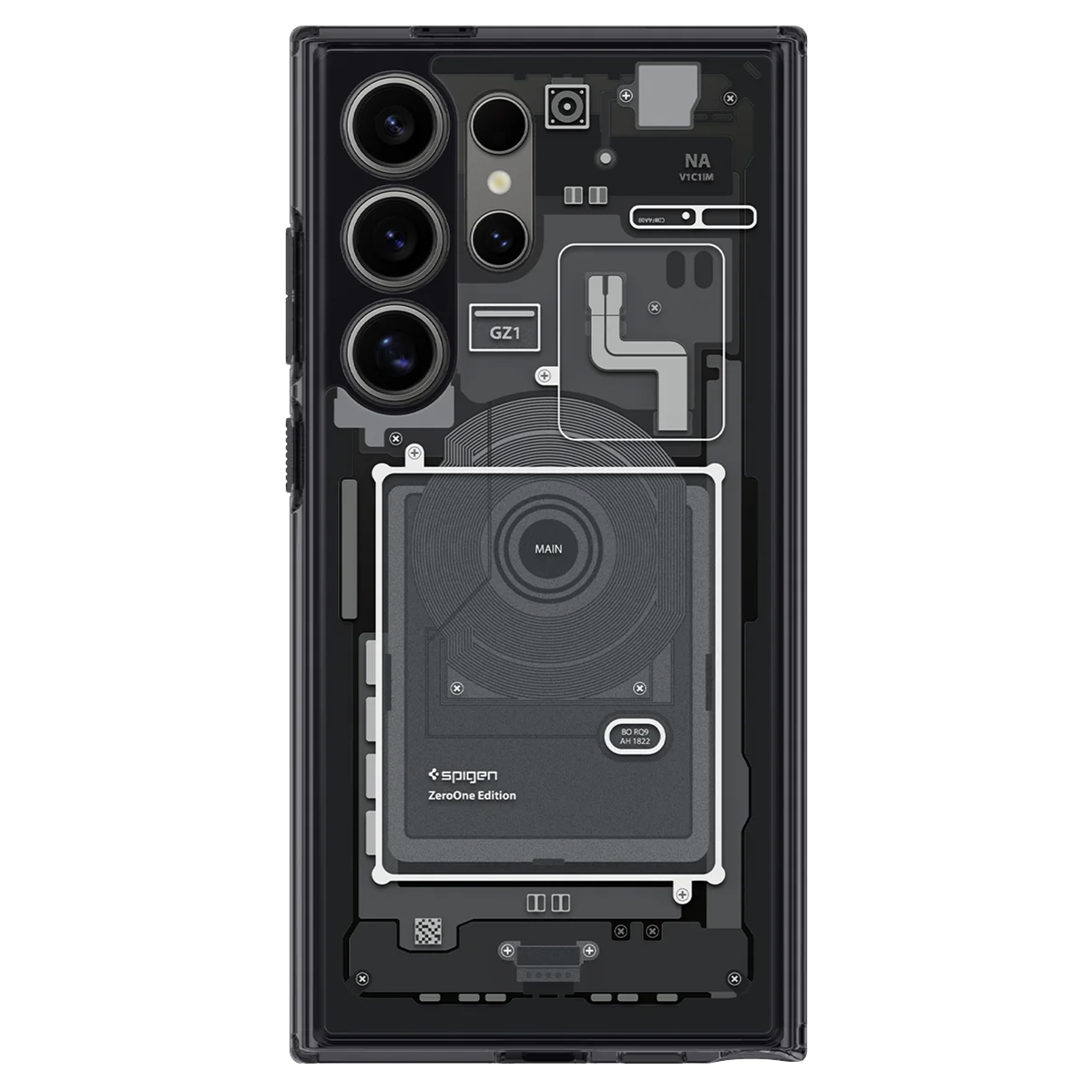 Чехол Spigen Ultra Hybrid Zero One for Samsung Galaxy S24 Ultra - Black (ACS07293)