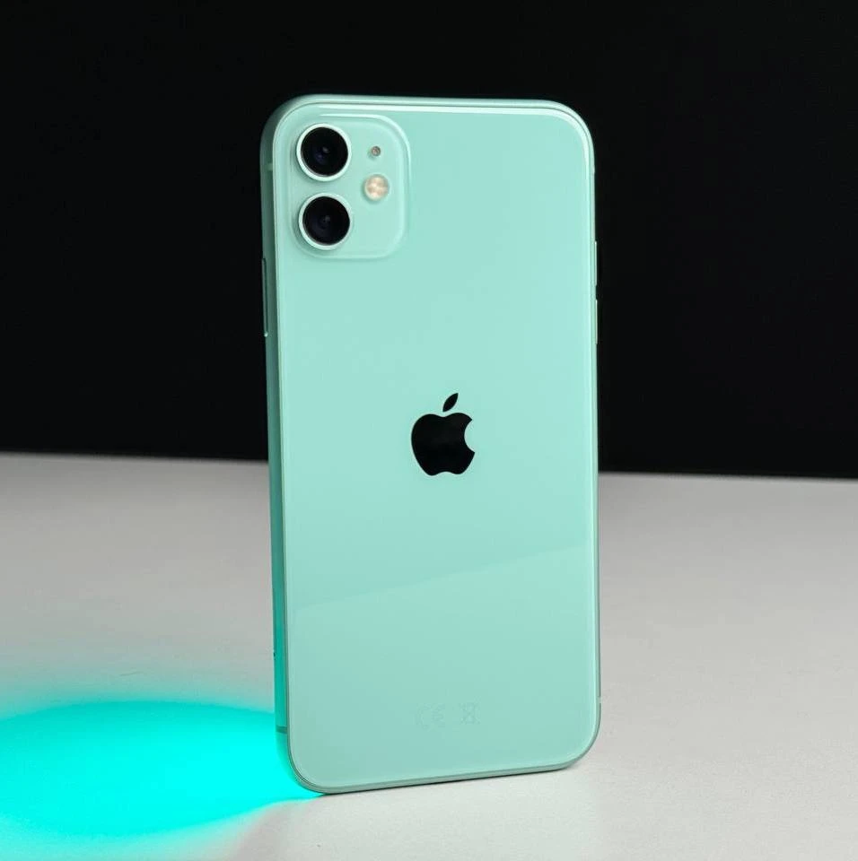 USED Apple iPhone 11 128GB Green (MHD33, MHDN3)🔋100%(Стан - 9/10, Комплект - iPhone | гарантія - 1 міс.)