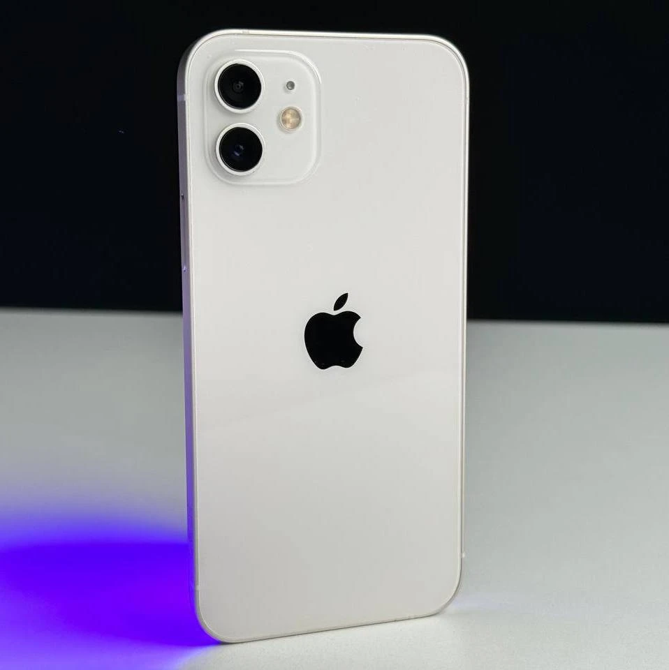Вживаний Apple iPhone 12 128GB White (MGHD3, MGJC3)🔋100%(Стан - 8.5/10, Комплект - iPhone | гарантія - 1 міс.)