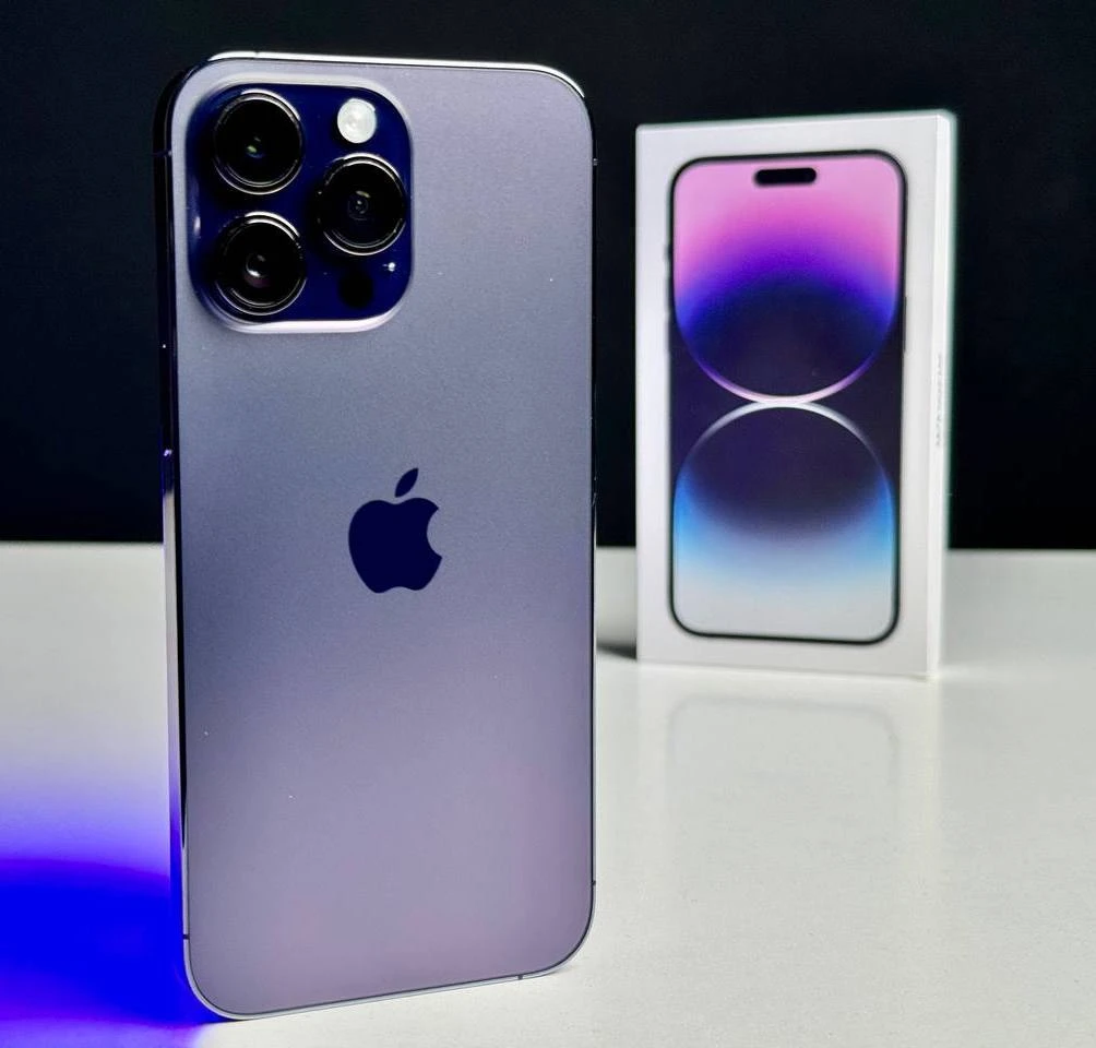 USED Apple iPhone 14 Pro Max 128GB Deep Purple (MQ9T3)🔋86%(Стан - 9.5/10, Комплект - повний | гарантія - 1 міс.)