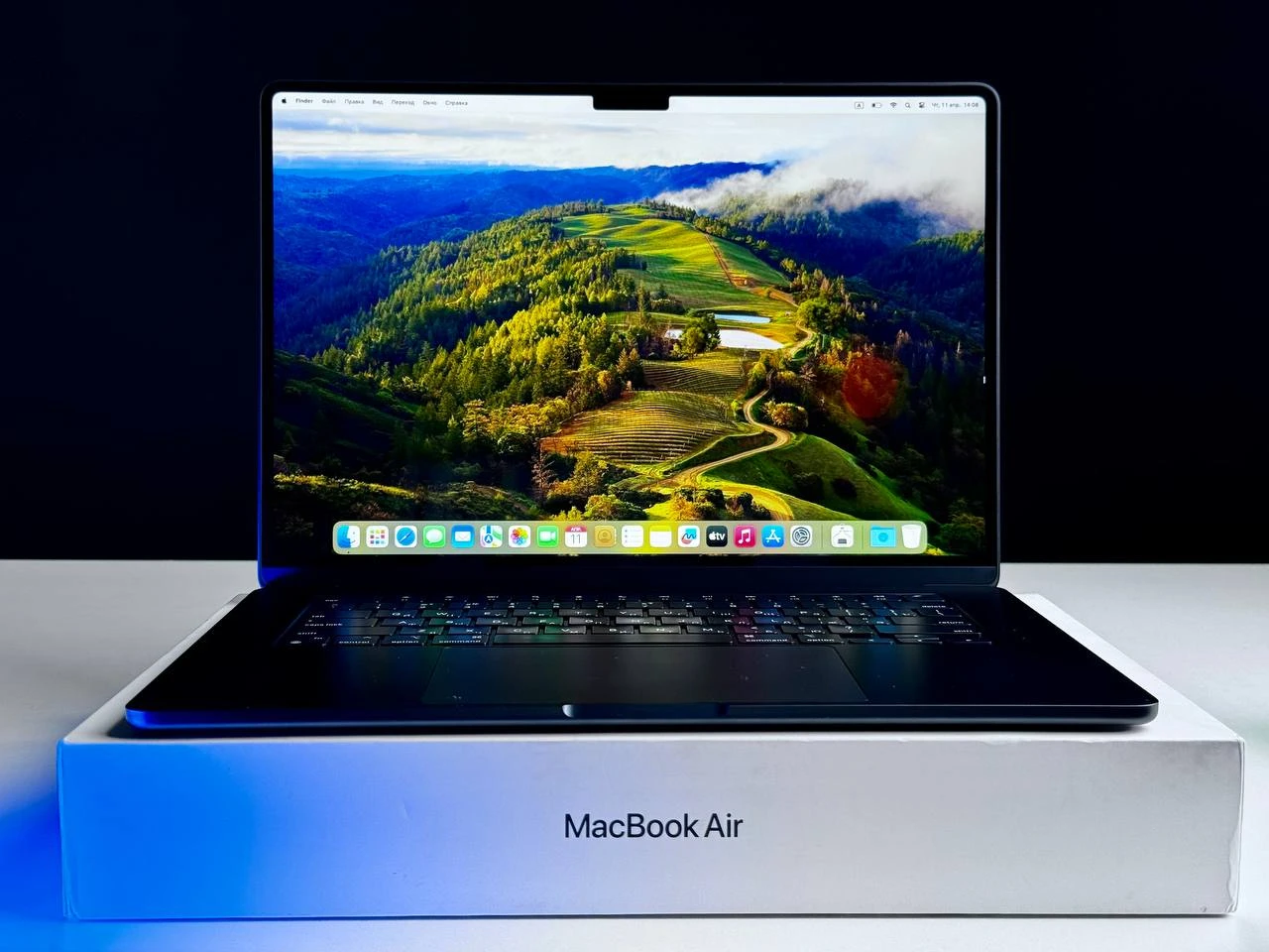 Б/У MacBook Air 15" M2/24GB/512GB Midnight 2023 (Z18T000PS) - Состояние: идеальный | Аккумулятор: 100% | Комплект: полный | Гарантія: 1 мес.