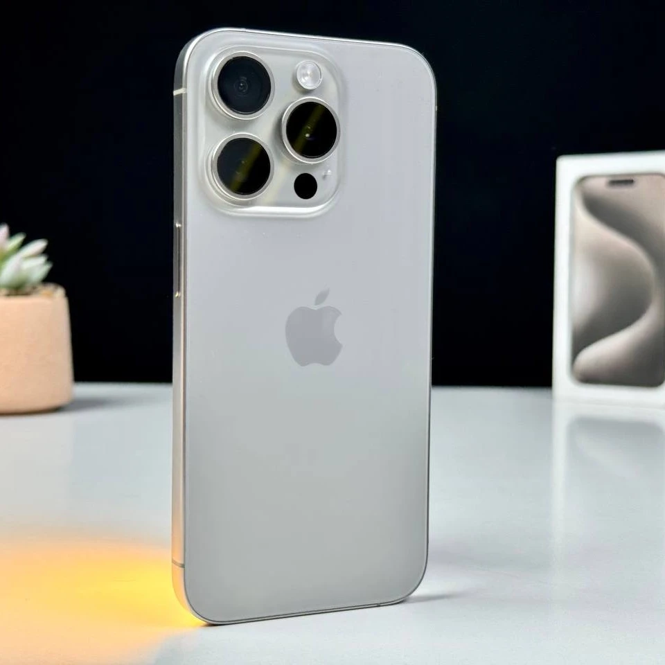 ВЖИВАНИЙ Apple iPhone 15 Pro 1TB Natural Titanium (MTVF3)🔋96%(Комплект - повний | гарантія - 3 міс.)