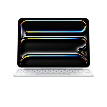 Чохол-клавіатура з підсвіткою для планшета Apple Magic Keyboard for iPad Pro 11‑inch [M4] - Ukrainian - White (MWR03UA/A)