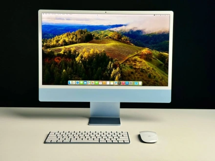 ВЖИВАНИЙ iMac 24" 4.5K Retina display Blue (Z14M000U0) 2021 - Стан: ідеальний | Акумулятор: 100% | Комплект: повний | Гарантія: 1 міс.