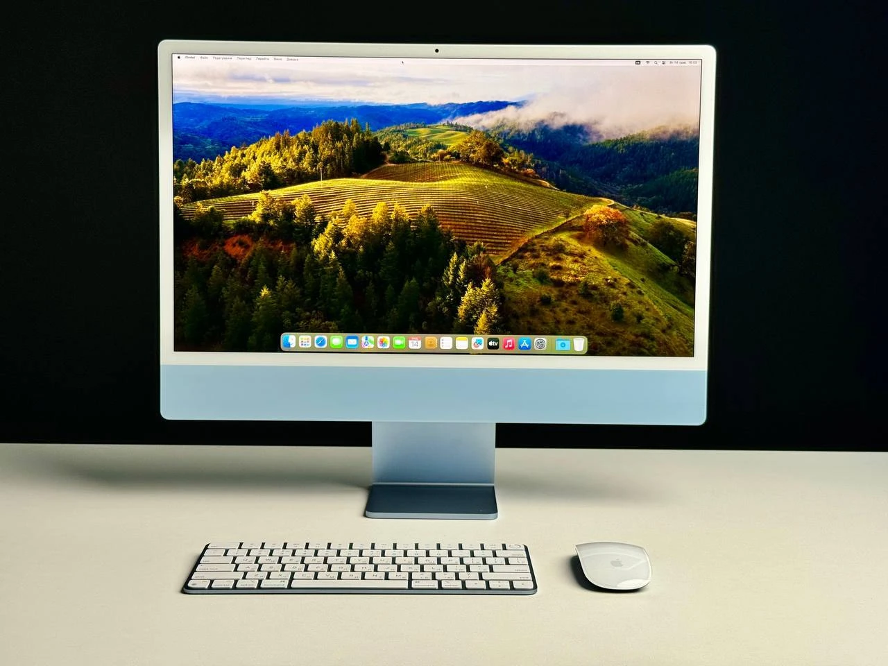 ВЖИВАНИЙ iMac 24" 4.5K Retina display Blue (Z12W000NR) 2021 - Стан: ідеальний | Комплект: повний | Гарантія: 3 міс.